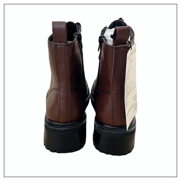 NWT The Drop Sparta Chunky Lug Sole Lace Up Combat Boot Size 8 - Picture 5 of 7